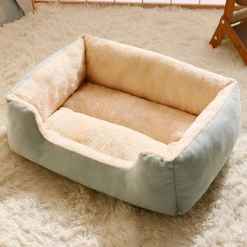 Winter Cats Bed Dog Mat Beds Goods Pet Puppy Accessories Products Kitten Cushion Things Accessory Houses Habitats House Supplies