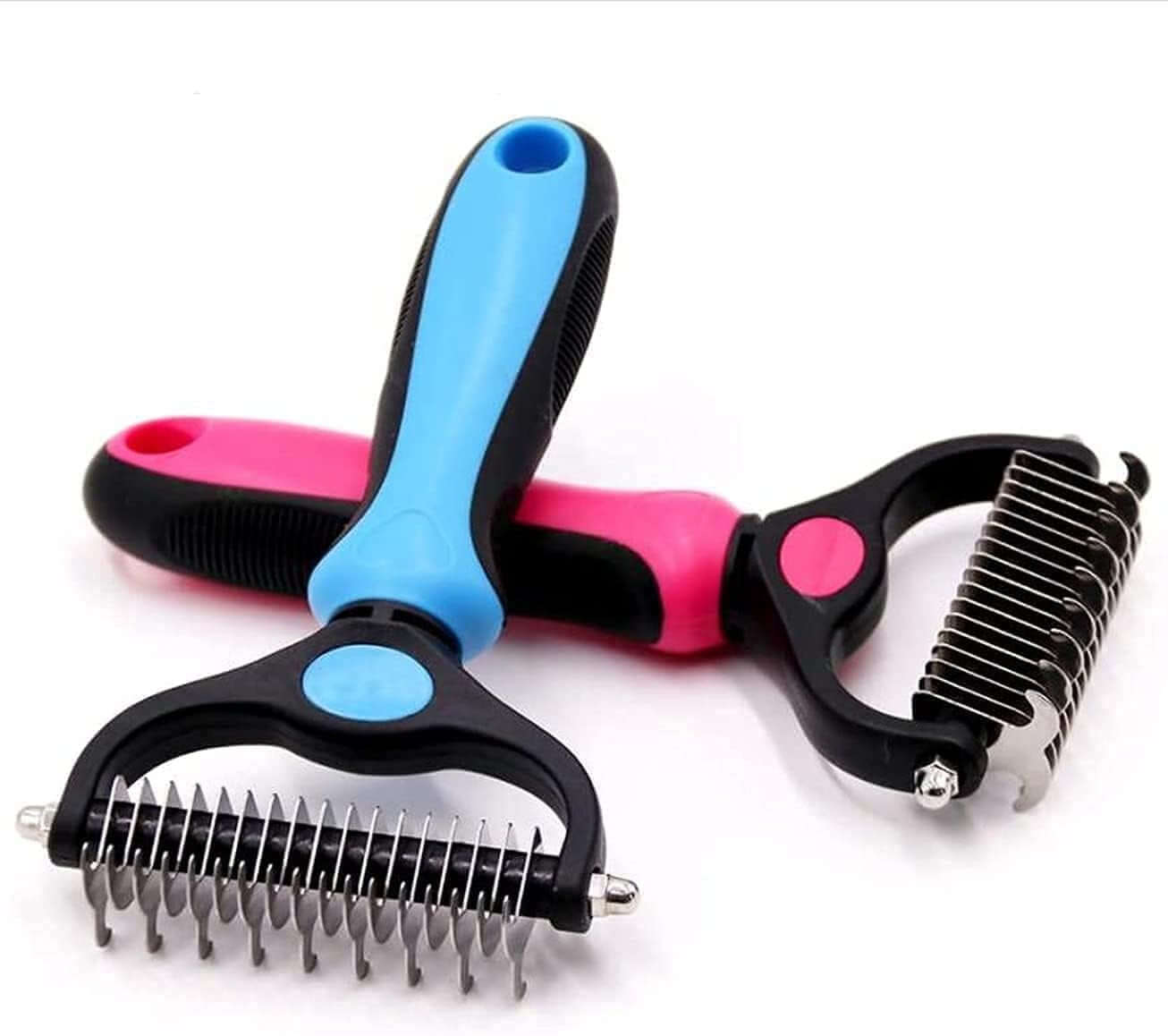 WB  Dog Grooming Rakes Grooming Brush Effectively Dematting Tool for Huskie