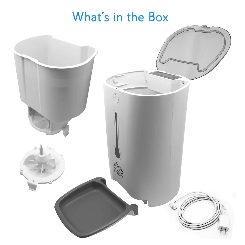 SLAPF30 - Smart Automatic Cat & Dog Food Dispenser - Digital Pet Feeder with Voice Message Playback