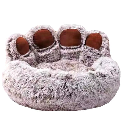 Fluffy Dog Bed Winter Plush Kennel Accessories Pet Products Large Dogs Beds Bedding Sofa Basket Small Mat Cats Big Cushion Puppy