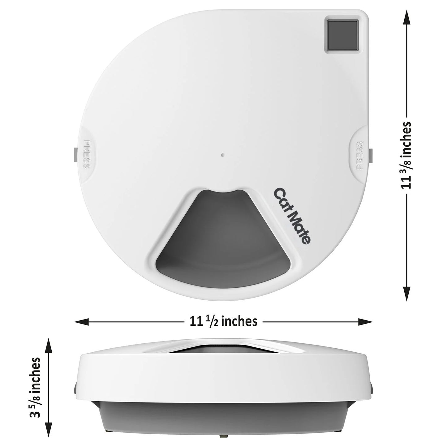 C500 Automatic Pet Feeder with Digital Timer and Ice Packs - for Cats and Small Dogs