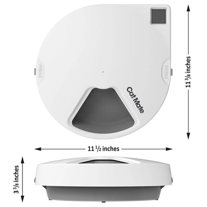 C500 Automatic Pet Feeder with Digital Timer and Ice Packs - for Cats and Small Dogs