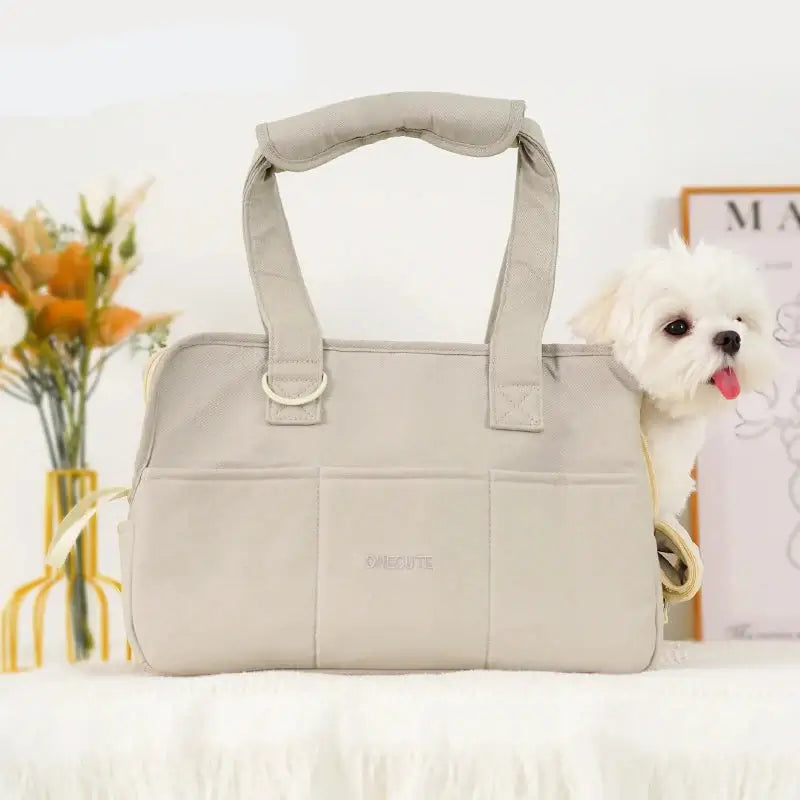 Puppy Go Out Portable Shoulder Handbag Dog Bag Pet Cat Chihuahua Yorkshire Dog Supplies Suitable for Small Dogs Dog Carrier