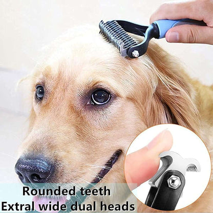 WB  Dog Grooming Rakes Grooming Brush Effectively Dematting Tool for Huskie