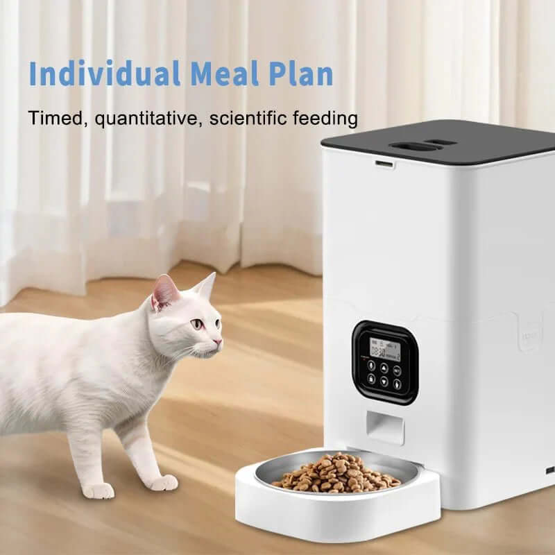 Wifi-Enabled Smart Pet Feeder - App Control & Remote Feeding | HEYBO
