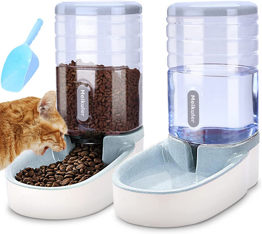 Automatic Feeder and Water Dispenser Set
