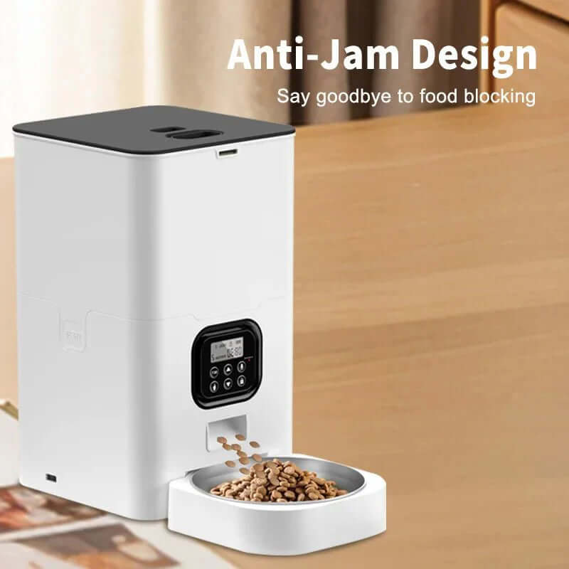 Wifi-Enabled Smart Pet Feeder - App Control & Remote Feeding | HEYBO