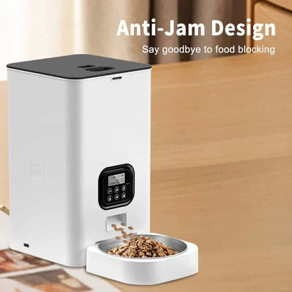 Wifi-Enabled Smart Pet Feeder - App Control & Remote Feeding | HEYBO