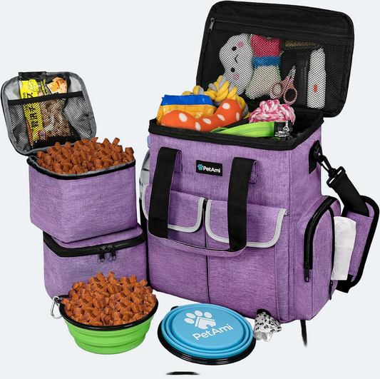 Purple Pet Travel Bag