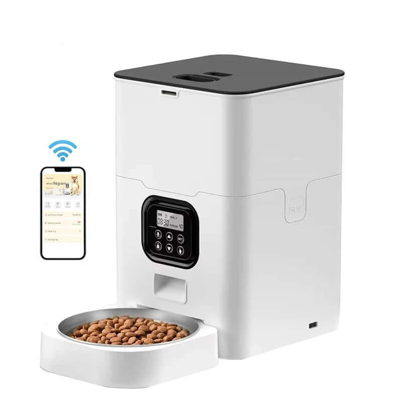 Wifi-Enabled Smart Pet Feeder - App Control & Remote Feeding | HEYBO