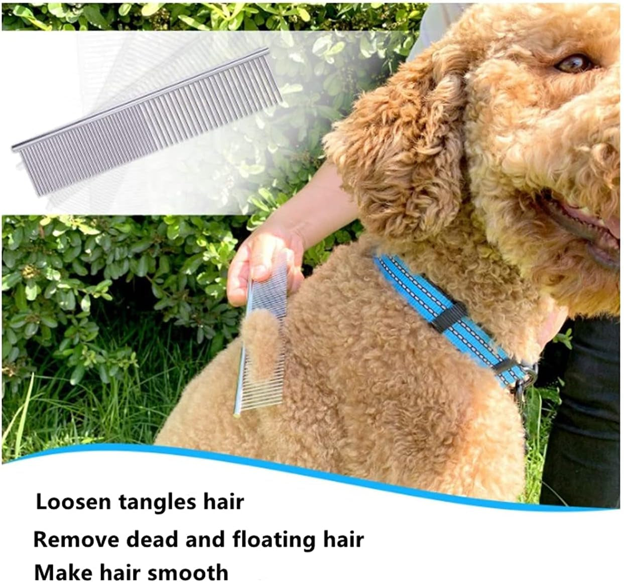 WB  Dog Grooming Rakes Grooming Brush Effectively Dematting Tool for Huskie