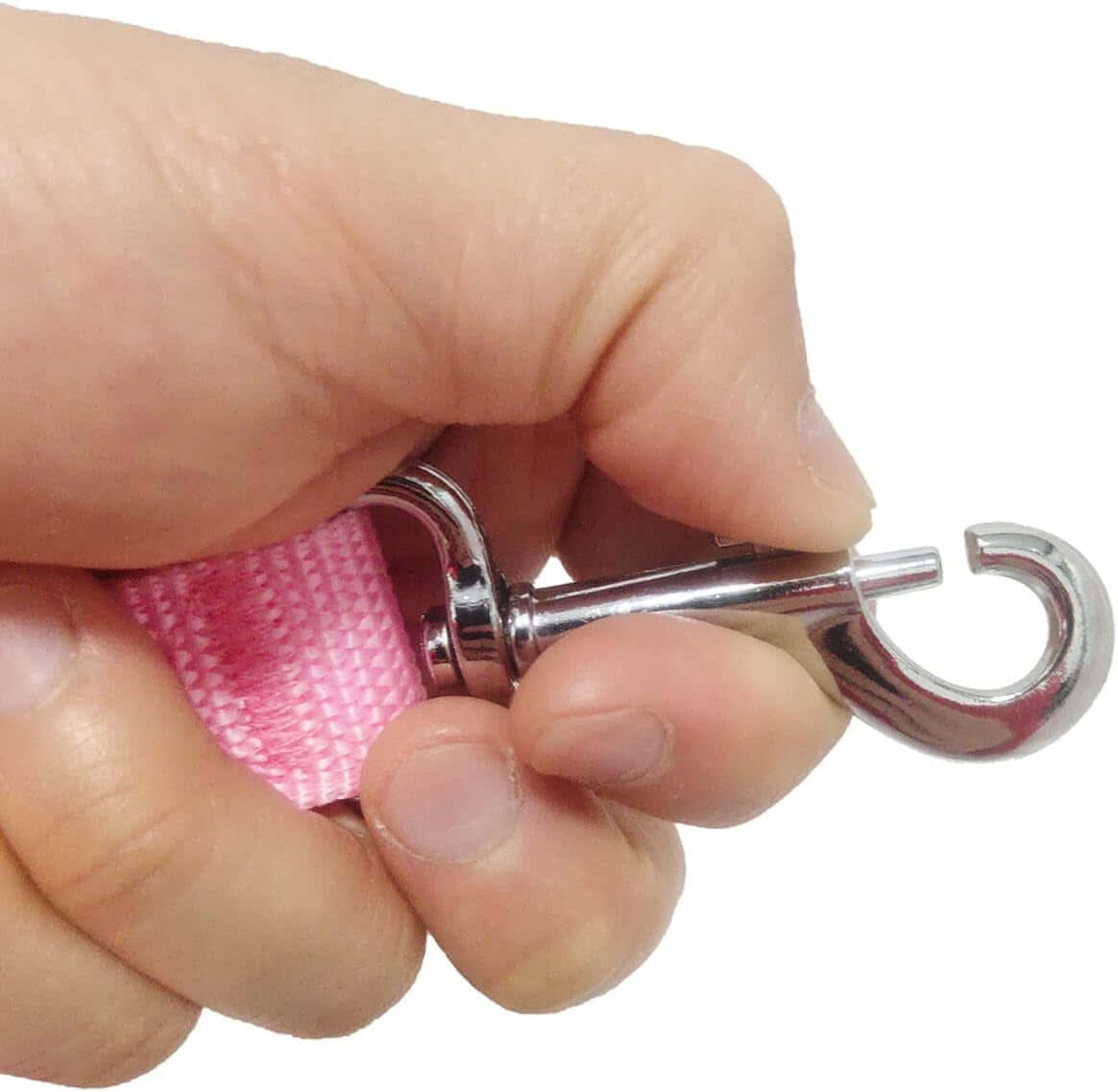 6FT/ 10FT Adjustable Dog Leash, Nylon Dog Leashes for Medium Large Dogs (10FT, Pink)